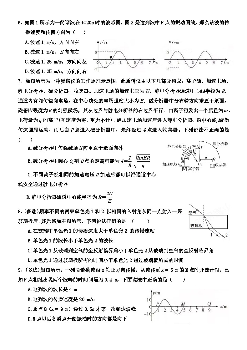 重庆市重点中学2023-2024学年高二下学期3月月考物理试卷(Word版附答案)第2页