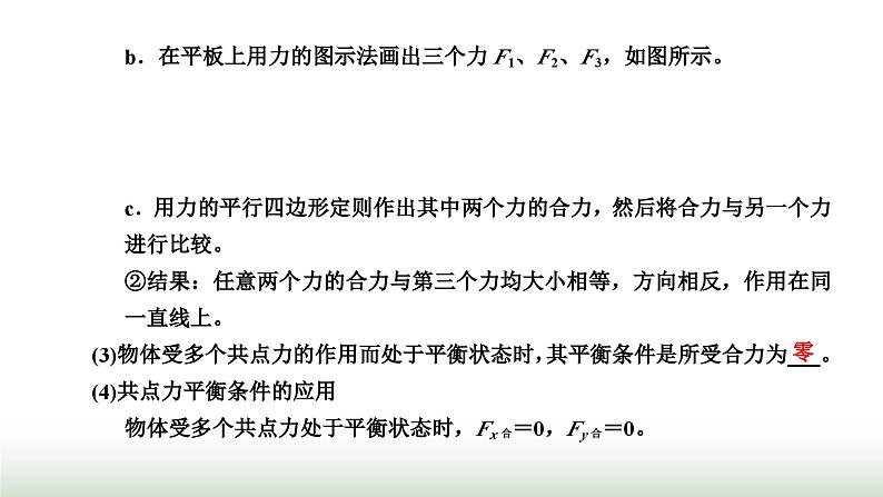 粤教版高中物理必修第一册第三章相互作用第六节共点力的平衡条件及其应用课件第6页