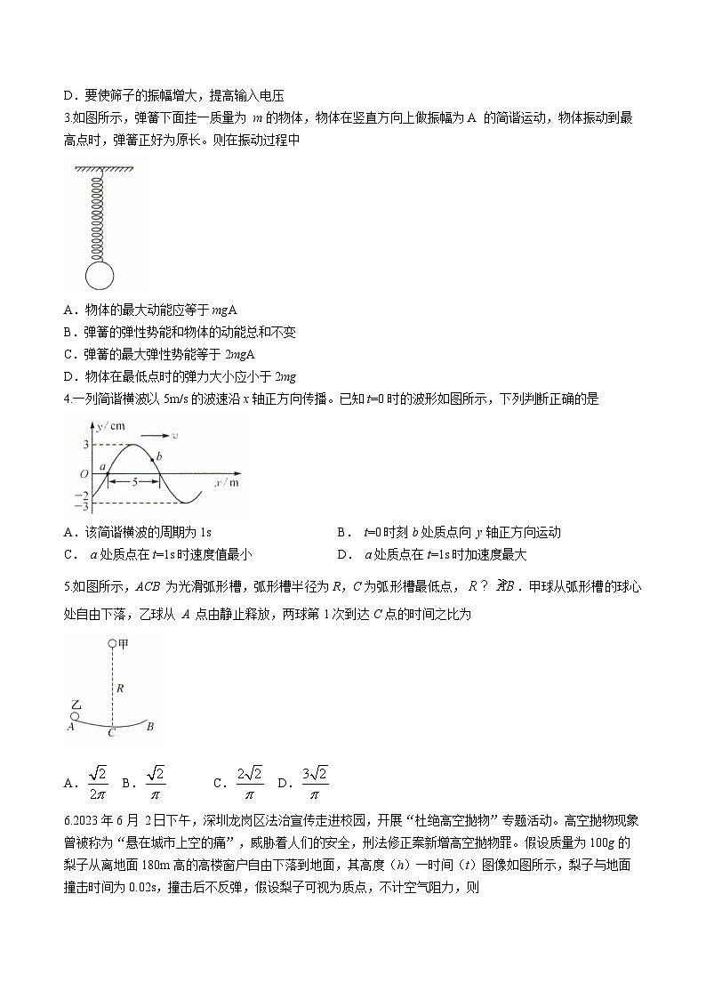 2024沧州十校高二下学期3月月考试题物理含解析第2页