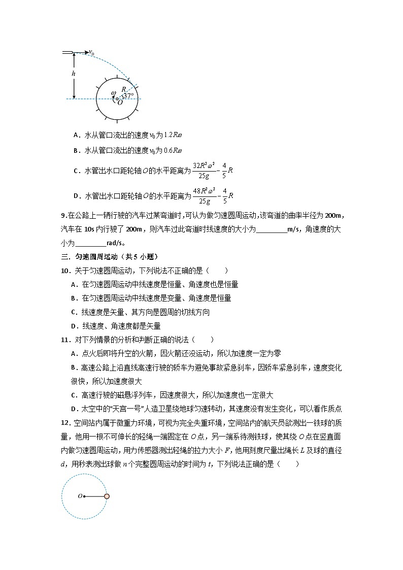6.1 圆周运动(专题训练)-高中物理同步知识点解读与专题训练(人教版必修第二册)03