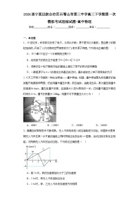 2024届宁夏回族自治区石嘴山市第三中学高三下学期第一次模拟考试理综试题-高中物理（含解析）