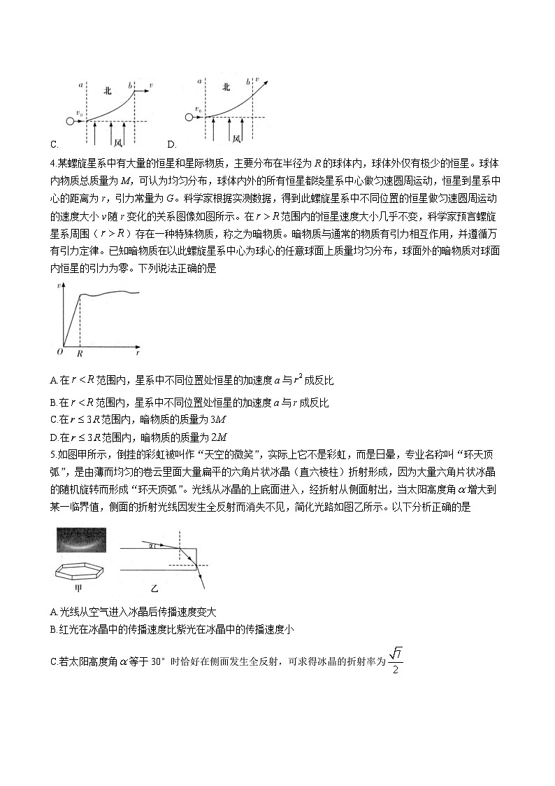 2024届湖南省长郡中学等新高考高三第二次联考(二模)物理试题(解析版)第2页