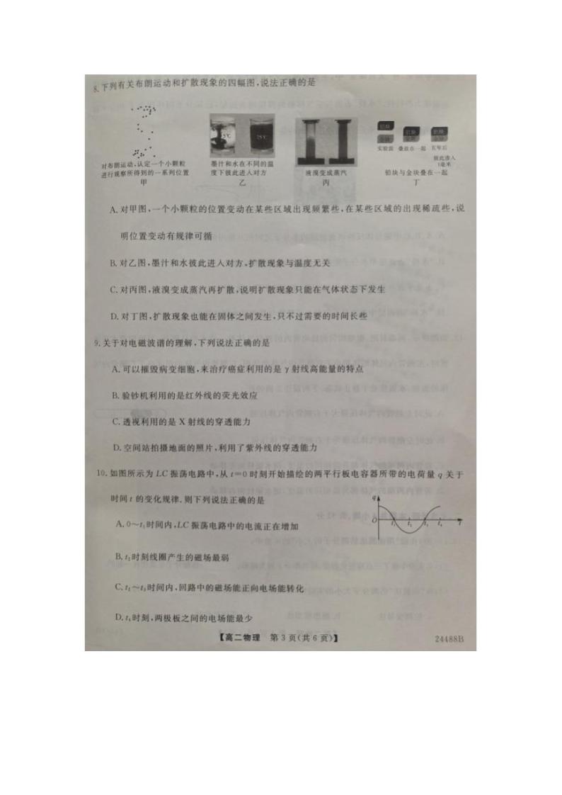 河北省邯郸市十校联考2023-2024学年高二下学期一调物理试题（PDF版附解析）03