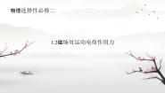 高中物理2 磁场对运动电荷的作用力评课ppt课件