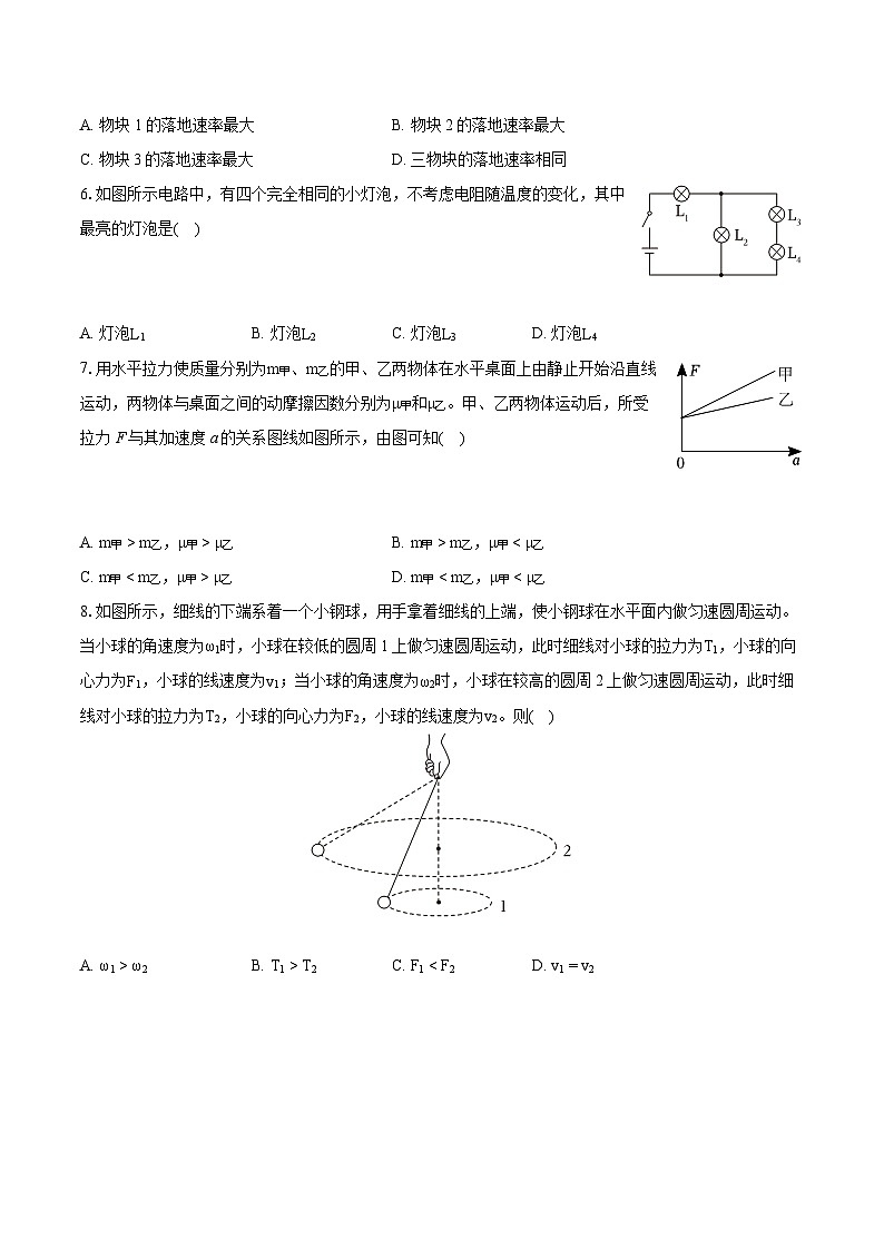 2024年北京市平谷区高考物理零模试卷(含详细答案解析)02