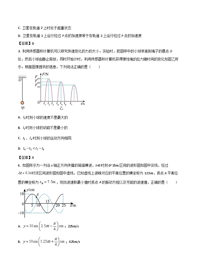 2024屆江西省景德鎮(zhèn)市高三下學(xué)期第三次質(zhì)量檢測（二模）物理試題（Word版）第2頁