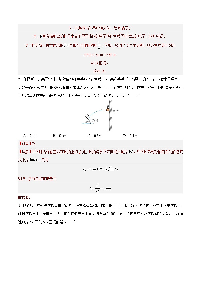 2024年高考押题预测卷—物理(广东卷02)(全解全析)02