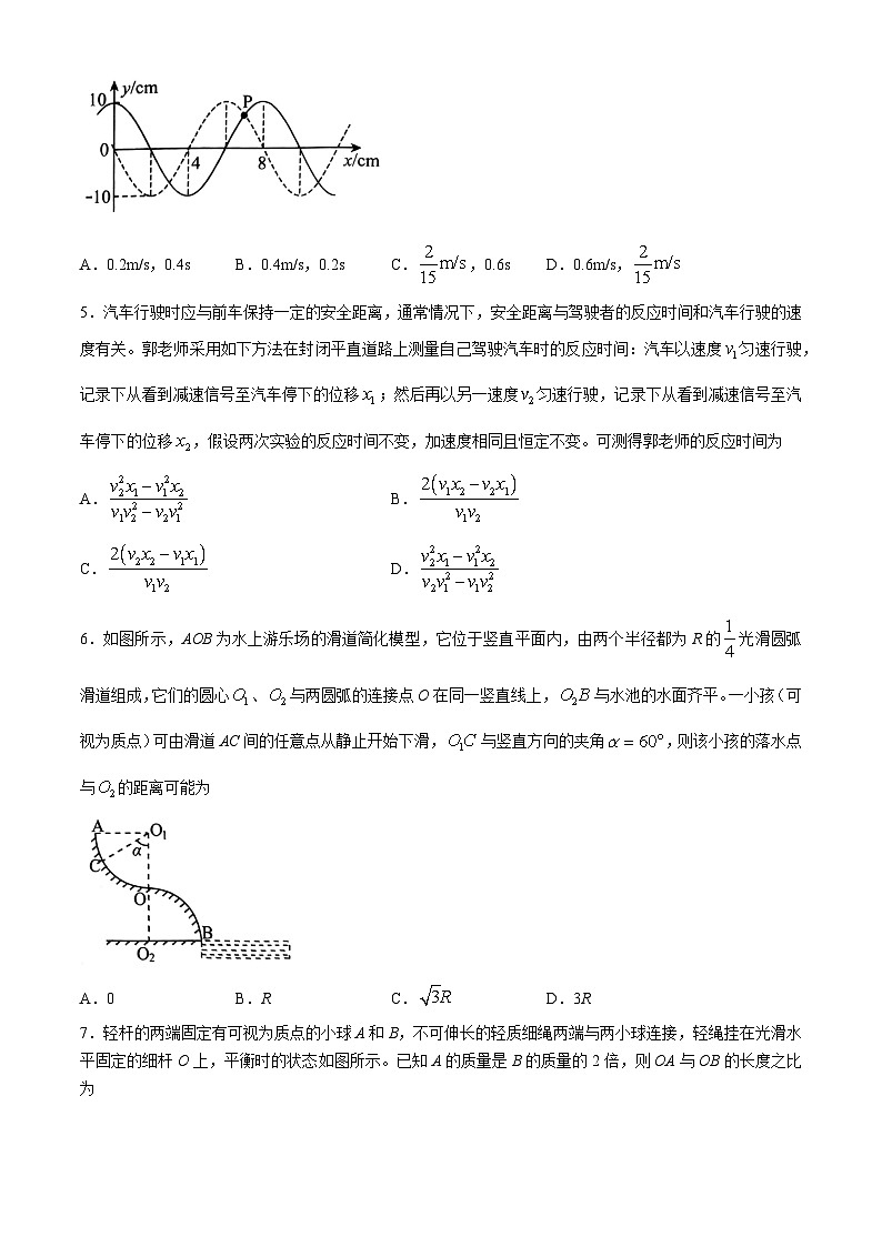 2024届贵州省贵阳市高三下学期适应性考试(二)物理试题(无答案)02