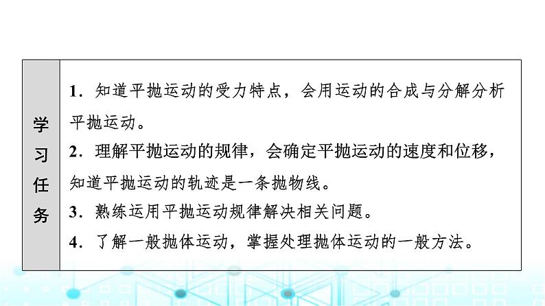 人教版高中物理必修第二册第5章第4节抛体运动的规律课件第2页