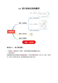 人教版 (2019)选择性必修 第三册第四章 原子结构和波粒二象性3 原子的核式结构模型精品同步达标检测题