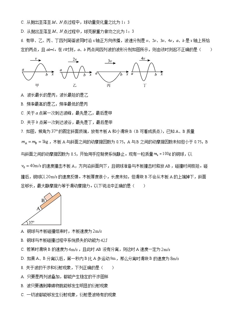 海南省海口市第一中学2023-2024学年高二下学期4月月考物理试题 B卷(原卷版+解析版)03