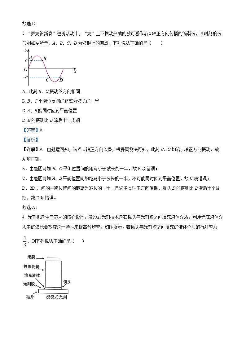江西省赣州市十八县(市)24校2023-2024学年高二下学期期中考试物理试题(市+市)02