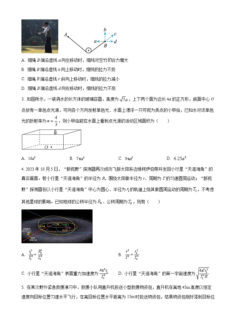 2024湖南省多校高三下学期4月大联考物理试题含解析02