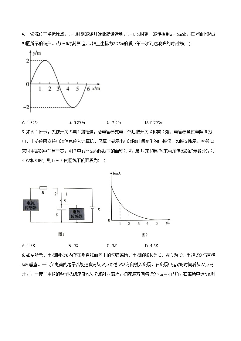 2023-2024学年安徽省县中联盟暨皖豫名校联盟高三联考物理试卷(5月)(含详细答案解析)第2页