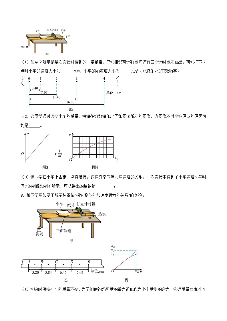 专题19 探究加速度与力、质量的关系-【热重难点】最新高考物理一轮复习热点重点难点夯练与提升02