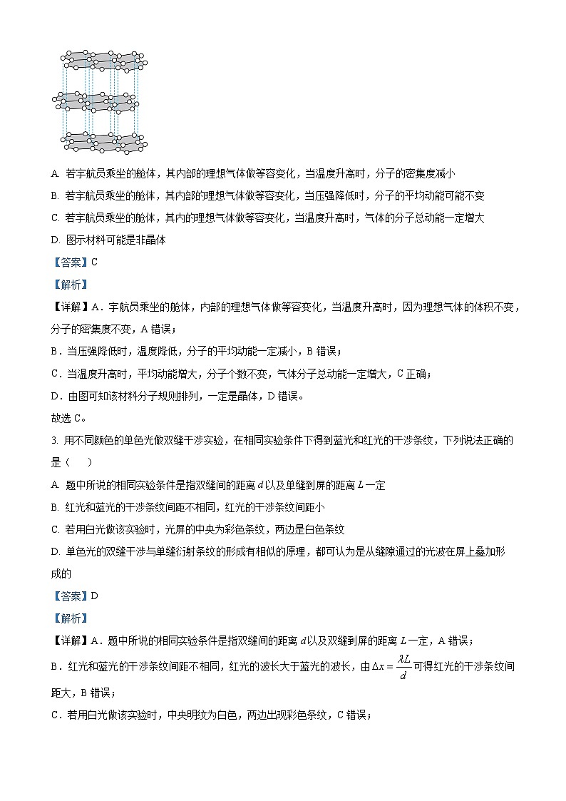 山西省金科大联考2023-2024学年高二下学期5月月考物理试题(教师版)第2页