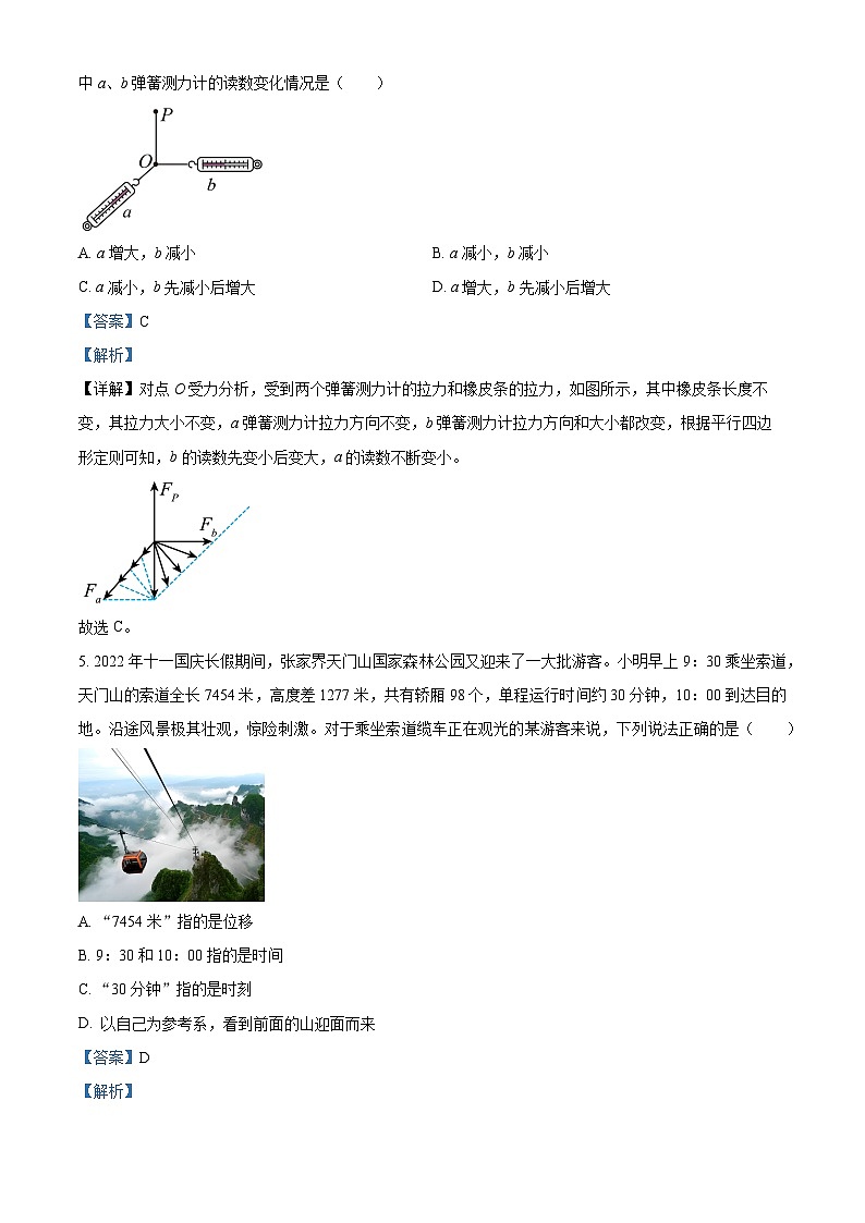 重庆市乌江新高考协作体2023-2024学年高一下学期5月月考物理试题(学生版+教师版 )03