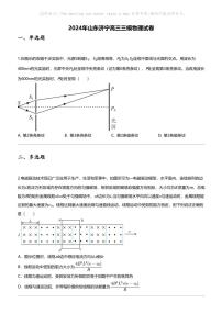 2024年山东济宁高三三模物理试卷