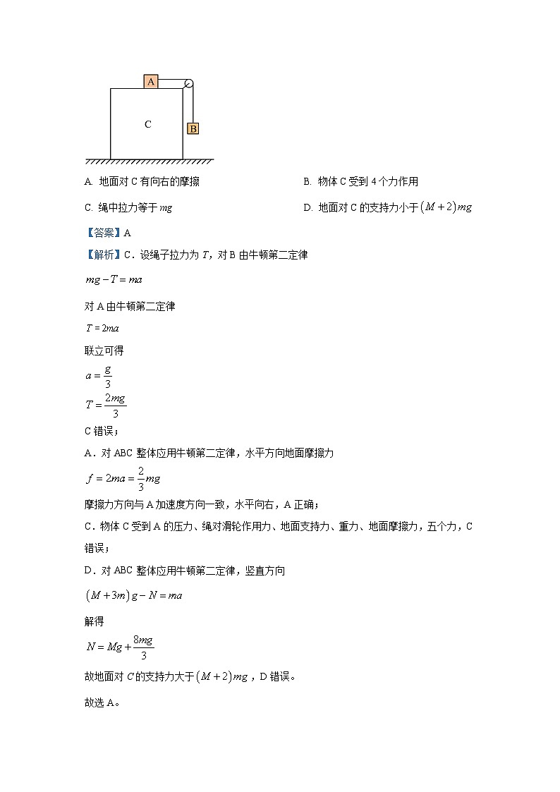 物理:江西省鹰潭市多校2024届高三下学期5月二模联考试题(解析版)02