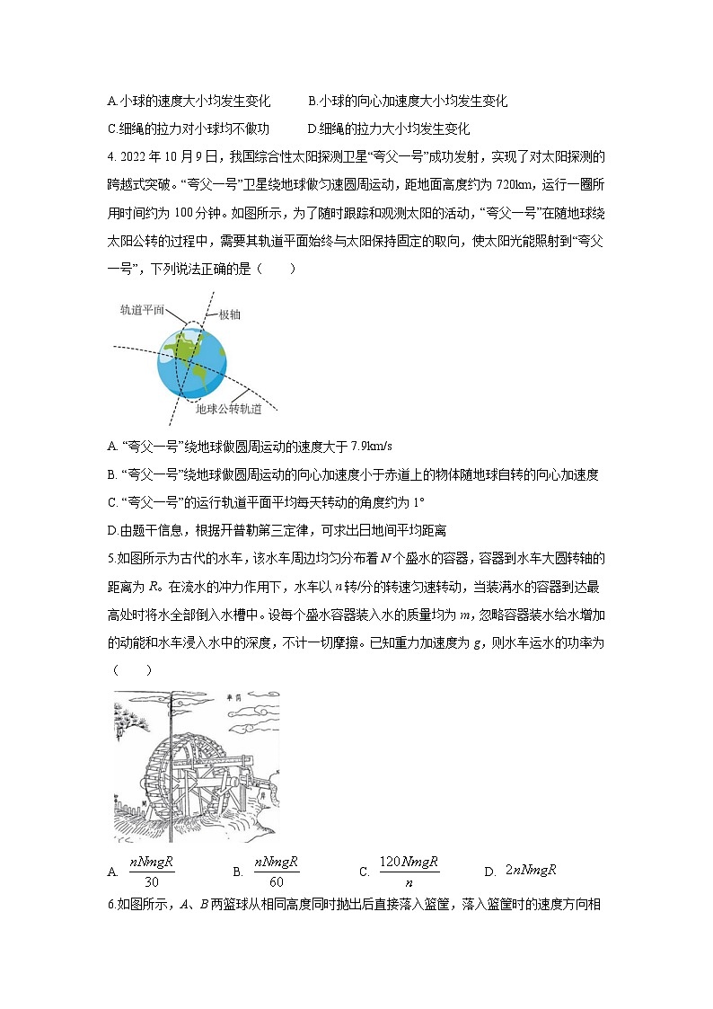 物理:浙江省五校联盟2023-2024学年高三下学期5月联考三模试题02