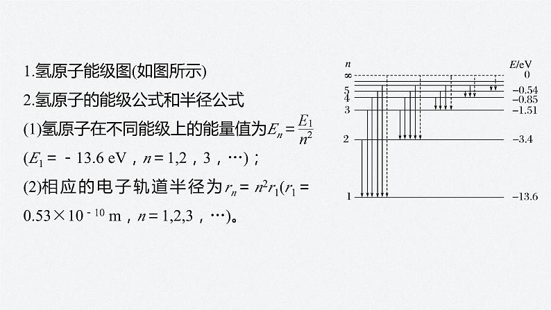 第四章 4 第2课时 玻尔理论对氢光谱的解释 氢原子能级跃迁 课件第5页