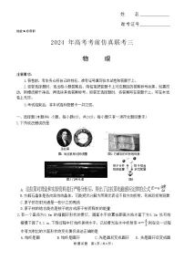湖南省炎德英才名校联考联合体2024年(届)高三下学期5月高考考前仿真联考(三)物理试题（附参考答案）