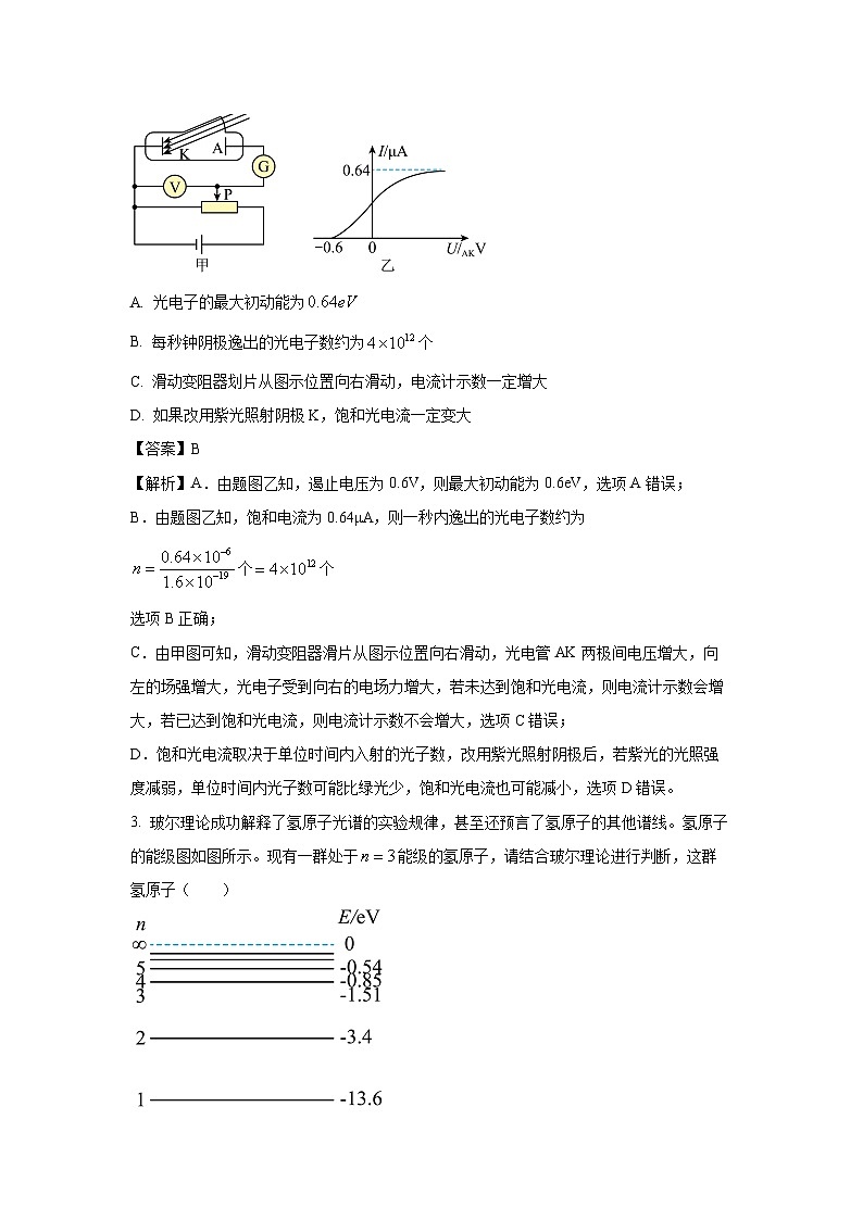 物理:贵州省黔西南州2022-2023学年高二下学期期末教学质量检测试题(解析版)第2页