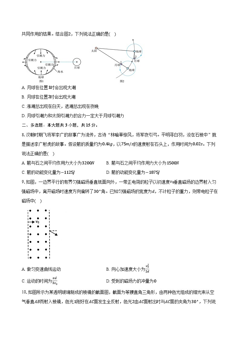 2023-2024学年云南省昭通市云天化中学教研联盟高二(下)期中物理试卷(含解析)03