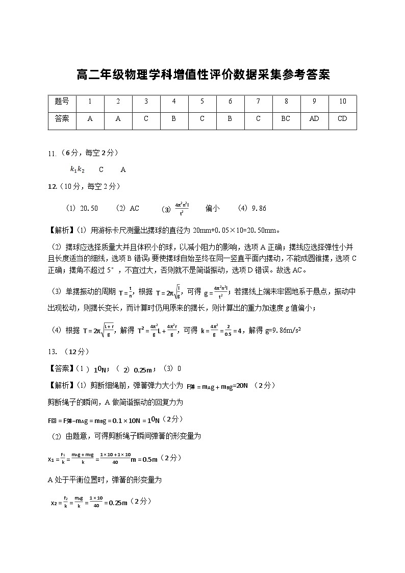 内蒙古呼和浩特市回民区2023-2024学年高二下学期期中考试物理试题01