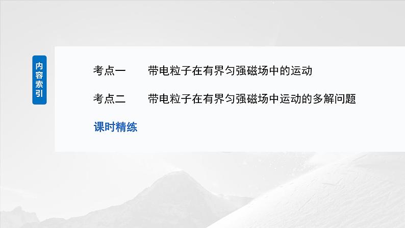 第十一章 第3课时 专题强化:带电粒子在有界匀强磁场中的运动第3页