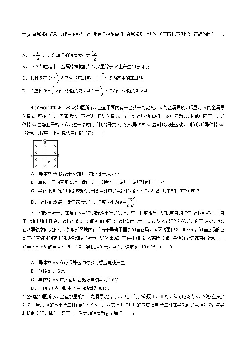 高考物理电磁感应常用模型模拟题精练专题13.电磁感应中的能量模型(原卷版+解析)第2页