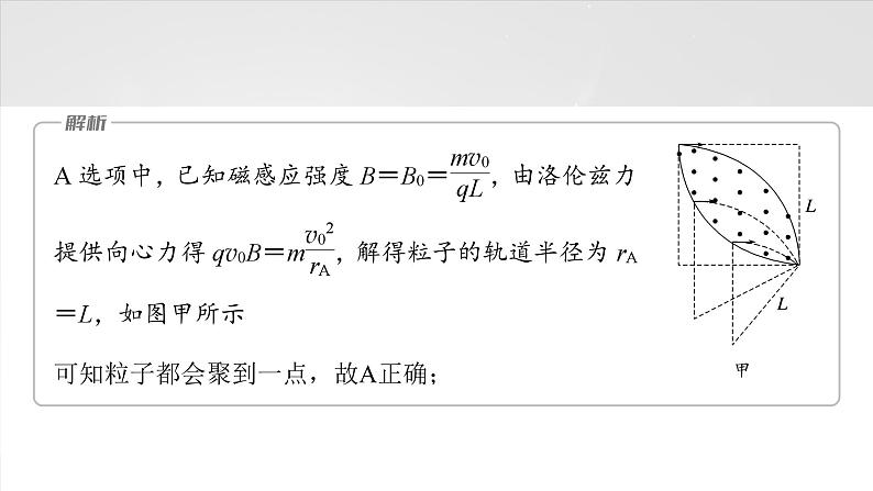 2025年高考物理大一轮复习 第十一章 微点突破6 磁聚焦 磁发散 课件及学案08