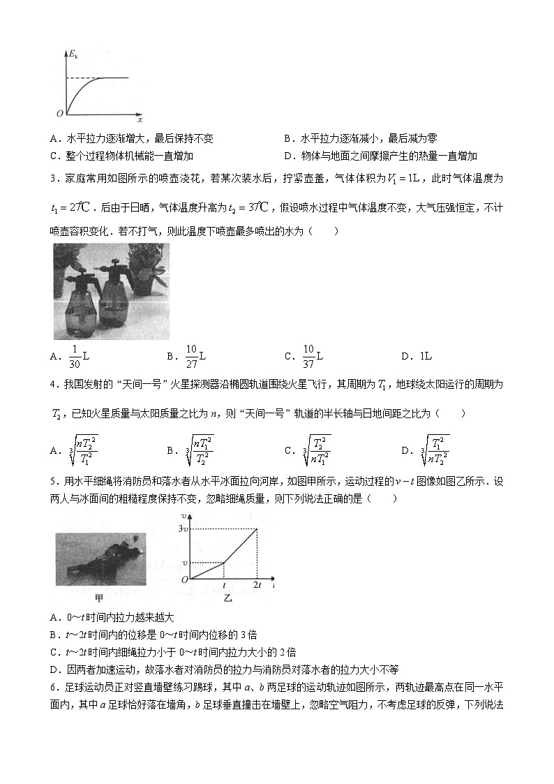 河南省新高中创新联盟TOP二十名校2023-2024学年高二下学期6月调研考试物理试题(Word版附解析)第2页