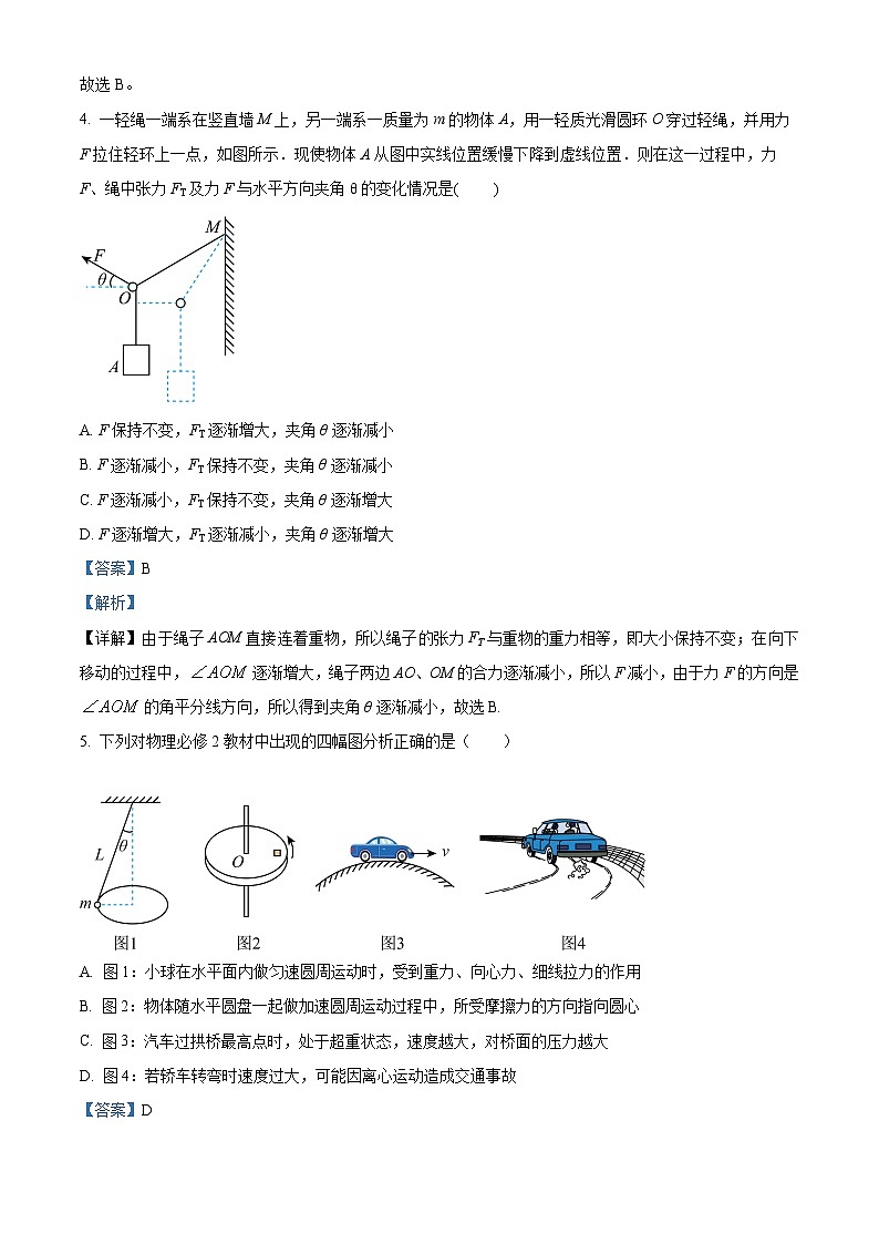 浙江省杭州市重点高中2023-2024学年高二下学期4月期中物理试题(Word版附解析)03
