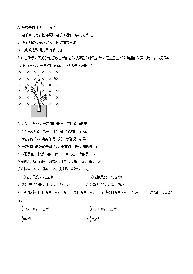 2023-2024学年江苏省南京市江宁区高二(下)期末物理试卷(含答案)02