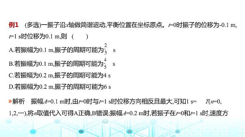 高考物理(山东专用)一轮复习专题八机械振动与机械波教学课件第5页