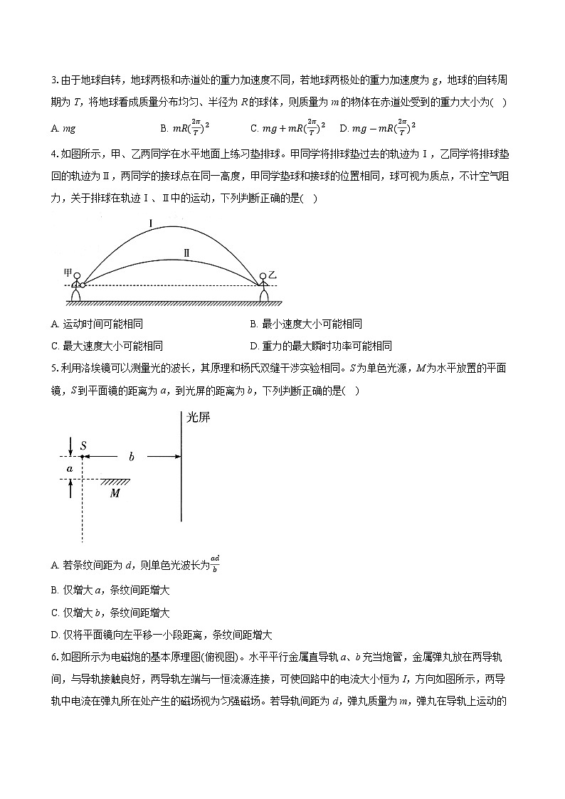 陕西省天一大联考2023-2024学年高二下学期期末联考物理试卷第2页