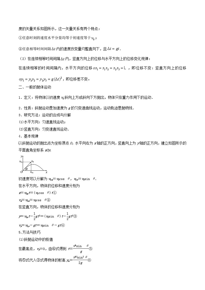 高考物理一轮复习专题4.2曲线运动-抛体运动-(原卷版+解析)第3页
