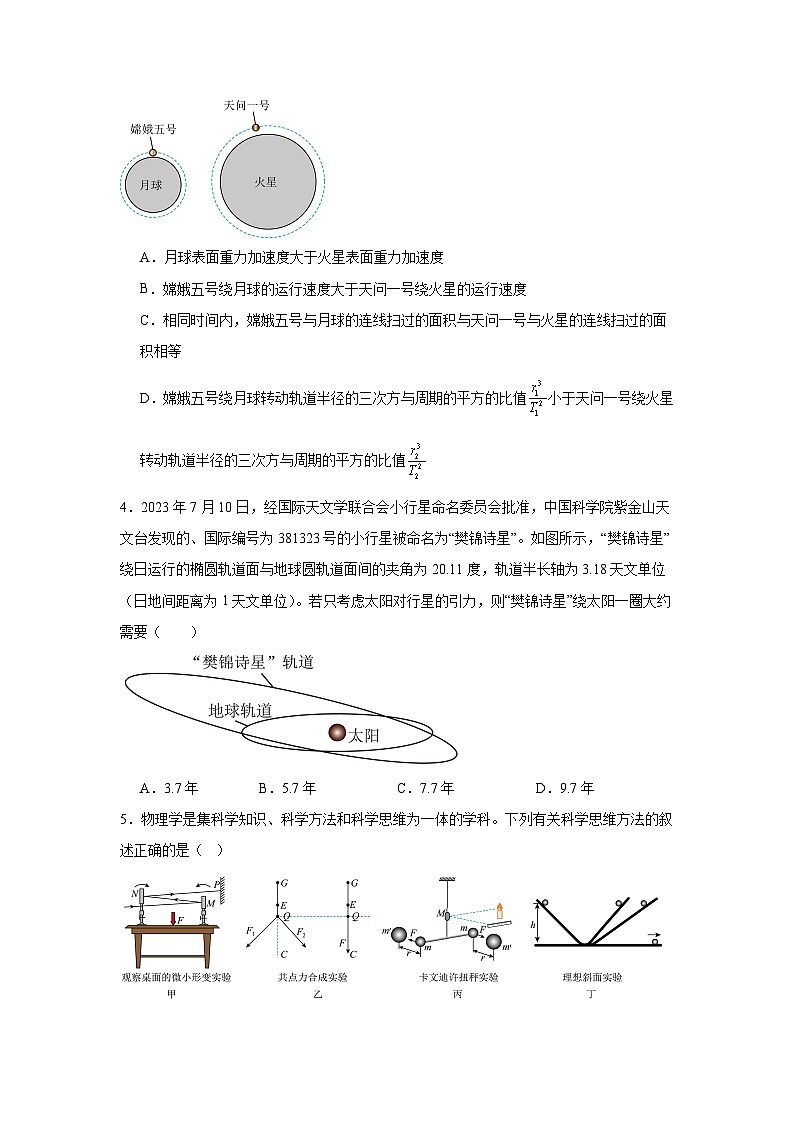 备战2025年高考物理抢分试题(新高考通用)06天体运动中含解析答案第2页
