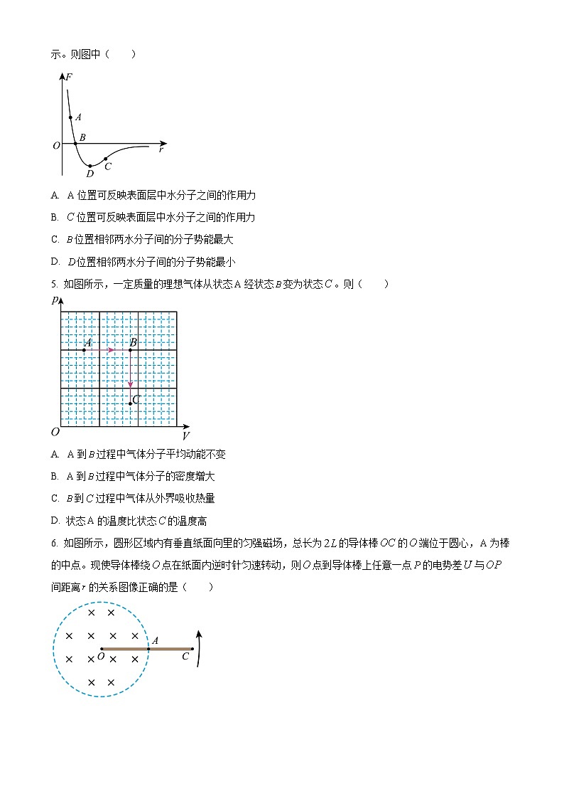 2024苏州高二下学期6月期末考试物理含解析02