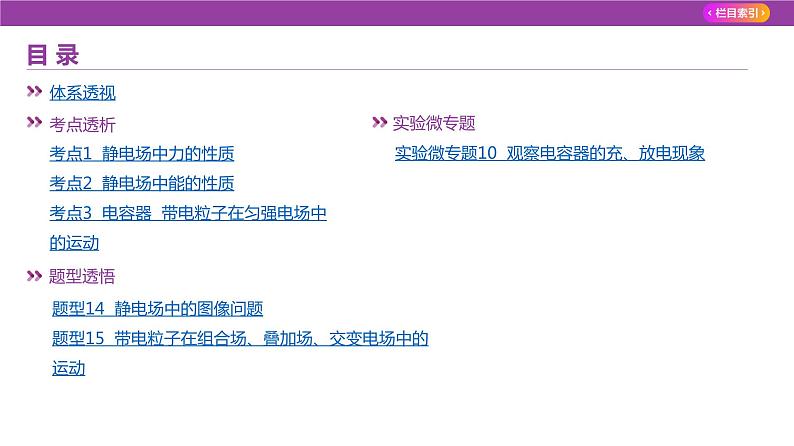 专题九静电场2课件2025高考物理复习专题第1页