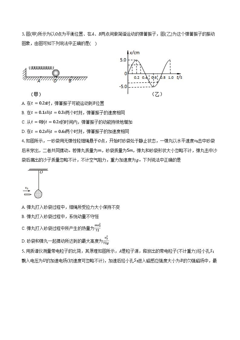 2023-2024学年青海省西宁市第十四中学高二(下)期末考试物理试卷(含答案)第2页