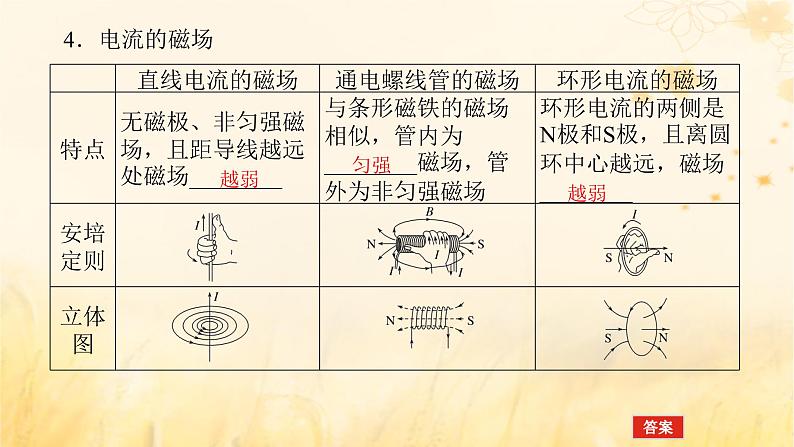 2025版高考物理全程一轮复习第十一章磁场安培力与洛伦兹力第一讲磁场及其对电流的作用课件第8页