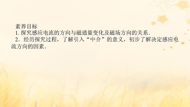 2025版高考物理全程一轮复习第十二章电磁感应实验十五探究影响感应电流方向的因素课件第2页
