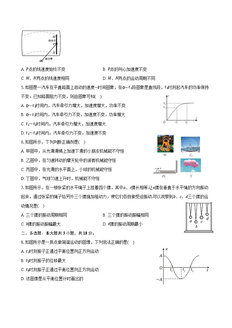 2023-2024學年廣東省廣州外國語學校等三校聯(lián)考高一（下）期末物理試卷（含答案）第2頁
