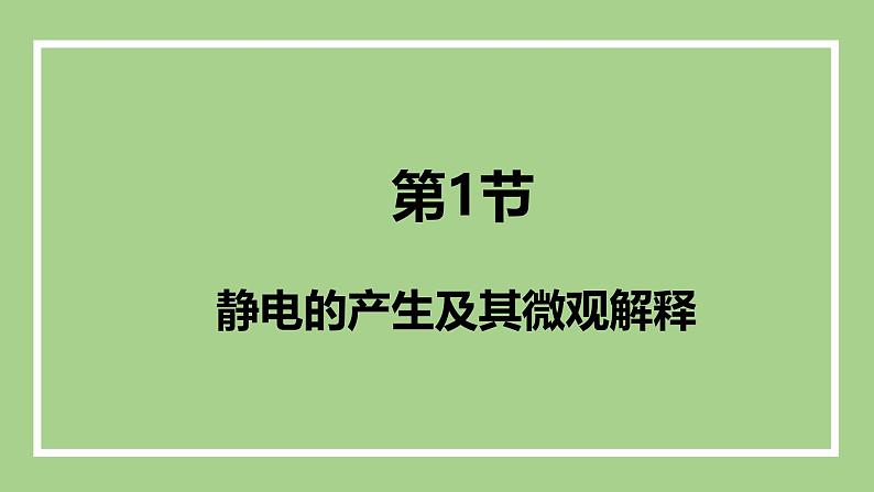 鲁科版高中物理必修三课件 1.1 静电现象及微观解释第2页