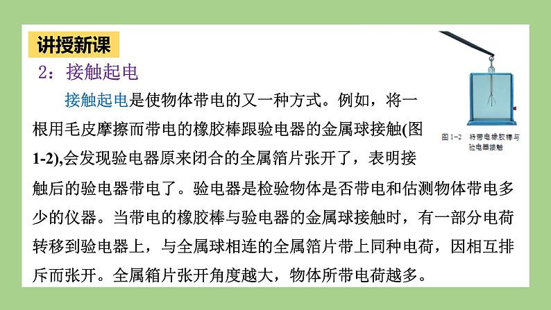 鲁科版高中物理必修三课件 1.1 静电现象及微观解释第8页