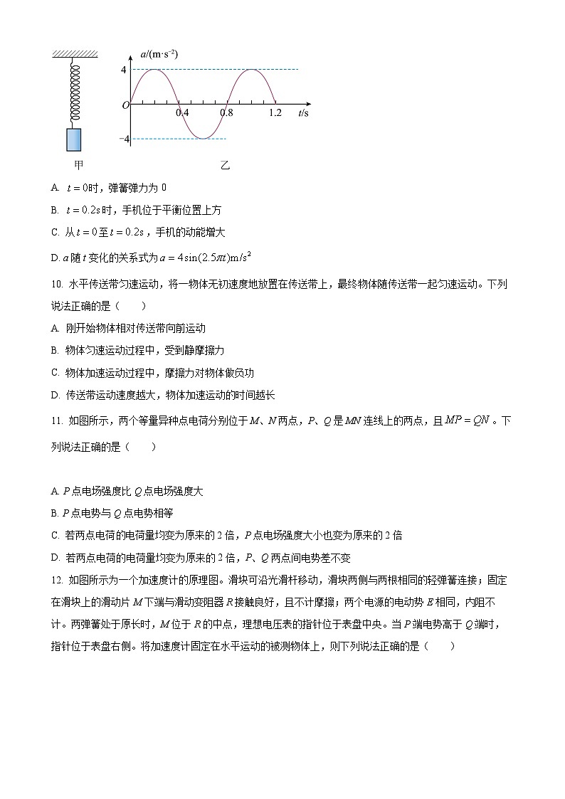 2024年新高考北京卷物理高考真题解析(原卷+解析)03