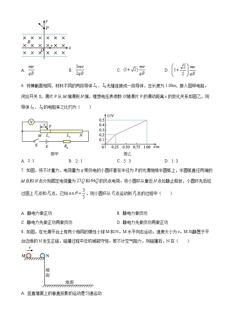 2024年新高考广西卷物理高考真题解析(原卷+解析)02