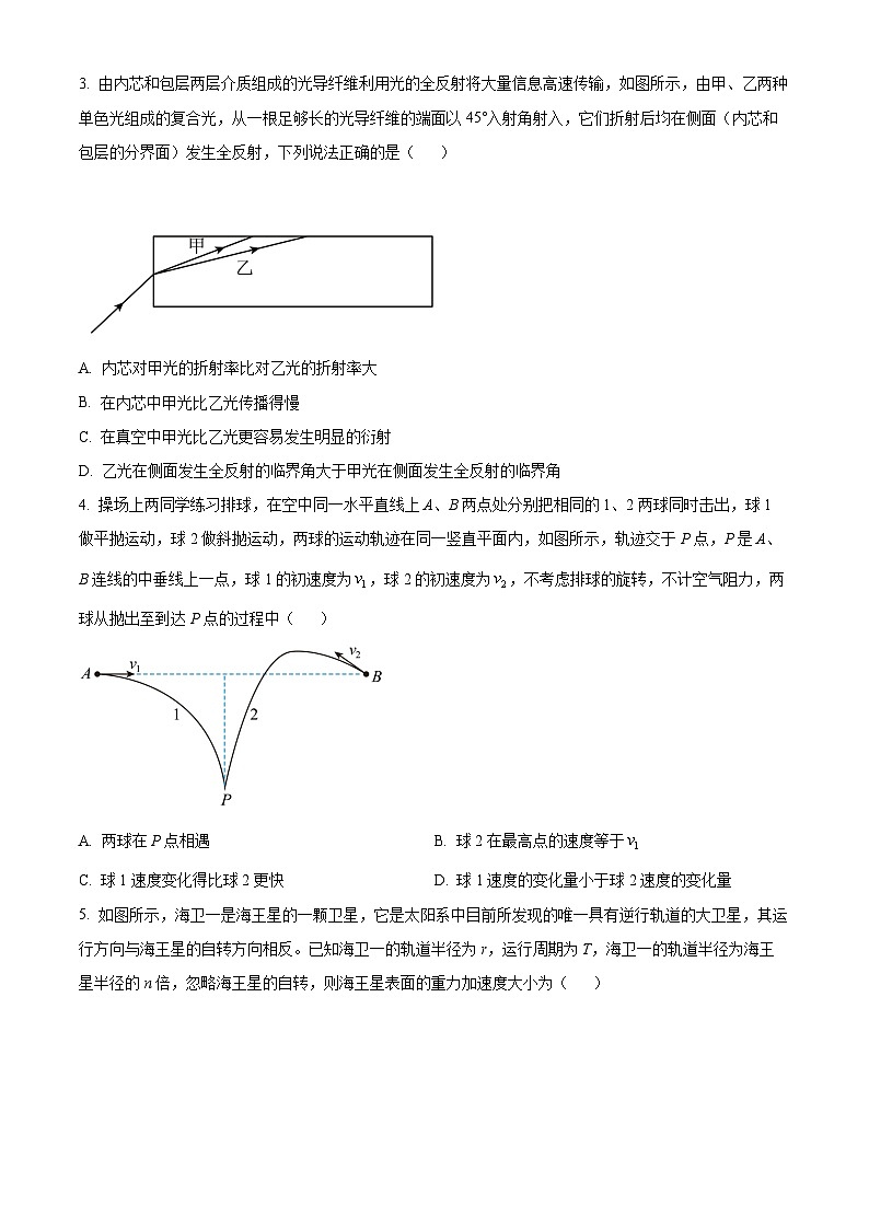 河北省邯郸市2023-2024学年高二下学期期末考试物理试题(Word版附解析)第2页